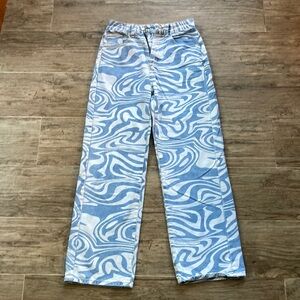 Straight leg baggy jeans